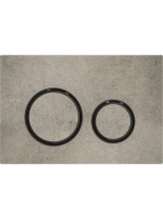 Geberit Sigma21 működtetőlap, 2 mennyiséges öblítéshez, betonszerű/feketekróm 115.651.JV.1