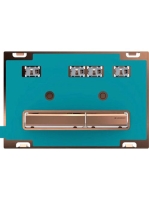 Geberit Sigma50 működtetőlap, 2 mennyiséges öblítéshez, vörösarany/ügyfélspecifikus 115.670.00.2