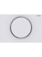 Geberit Sigma10 nyomólap, öblítés-stop működtetésű, matt fehér 115.758.JT.5