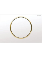 Geberit Sigma10 nyomólap fehér/aranyozott/fehér 115758kk5 (115.758.KK.5)