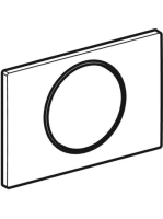 Geberit Sigma10 nyomólap, öblítés-stop működtetésű, szálcsiszolt 115.758.SN.5