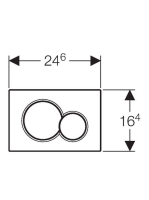 Geberit Sigma01 nyomólap nemessárgaréz 115770DT5 (115.770.DT.5)