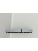 Geberit Sigma50 működtetőlap, 2 mennyiséges öblítéshez, króm/homokszürke 115.788.JL.2