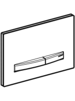 Geberit Sigma50 működtetőlap, 2 mennyiséges öblítéshez, króm/betonszerű 115.788.JV.2