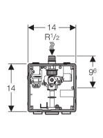 Geberit Basic Beépítőkészlet vizelde vezérléshez 115801005 (115.801.00.5)