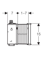 Geberit Basic Beépítőkészlet vizelde vezérléshez 115801005 (115.801.00.5)