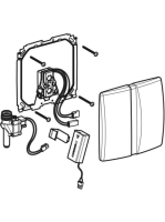 Geberit Basic vizeldevezérlés elektronikus működtetéssel, elemes működtetés, fehér 115.804.11.5
