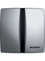 Geberit Basic vizeldevezérlés elektronikus működtetéssel, elemes működtetés, matt króm 115.804.46.5