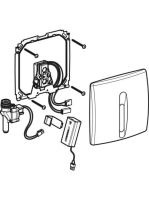 Geberit Basic vizeldevezérlés elektronikus működtetéssel, elemes működtetés, fehér 115.818.11.5