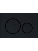 Geberit Sigma20 nyomólap fényes fekete/matt fekete 115.882.DW.1