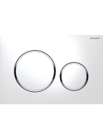 Geberit Sigma20 nyomólap króm/ fehér 115882KJ1 (115.882.KJ.1)