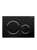 Geberit Sigma20 nyomólap fekete 115882KM1 (115.882.KM.1)