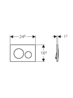 Geberit Sigma20 nyomólap fekete 115882KM1 (115.882.KM.1)