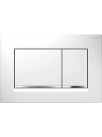 Geberit Sigma30 nyomólap fehér/fényes króm/fehér 115883KJ1 (115.883.KJ.1)