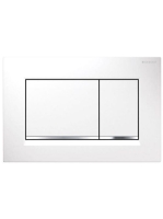 Geberit Sigma30 nyomólap fehér/fényes króm/fehér 115883KJ1 (115.883.KJ.1)