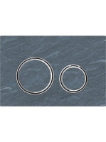 Geberit Sigma21 működtetőlap, 2 mennyiséges öblítéshez, mustang pala/króm 115.884.JM.1