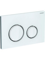 Geberit Sigma21 működtetőlap, 2 mennyiséges öblítéshez, fehér/króm 115.884.SI.1