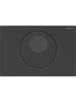 Geberit Sigma10 érintésmentes nyomólap Sigma tartályhoz, 2 öblítésű, fekete easy-to-clean 115.890.16.6