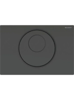 Geberit Sigma10 érintésmentes nyomólap 2 öblítéshez, Sigma 12 cm-es tartályhoz, fekete 115.890.DW.6