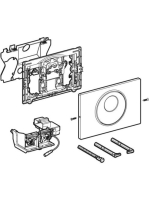 Geberit Sigma10 érintésmentes nyomólap 2 öblítéshez, Sigma 12 cm-es tartályhoz, fekete 115.890.DW.6