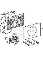 Geberit Sigma10 érintésmentes működtetőlap 2 öblítéshez, easy-to-clean, matt fekete 115.891.16.6