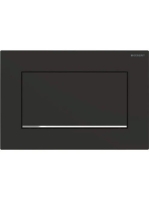 Geberit Sigma30 nyomólap easy-to-clean bevonattal, matt fekete/króm 115.893.14.1