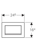 Geberit Sigma30 nyomólap fehér/króm 115.893.KJ.1