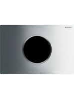 Geberit Sigma10 érintésmentes működtetőlap, WC öblítés elektronikus működtetéssel, hálózati, 2 mennyiséges öblítés, fényes króm/matt króm 115.907.KH.6