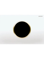 Geberit Sigma10 érintésmentes működtetőlap, WC öblítés elektronikus működtetéssel, hálózati, 2 mennyiséges öblítés, fehér/aranyozott 115.907.KK.6