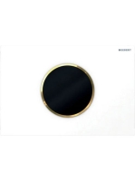 Geberit Sigma10 érintésmentes működtetőlap, elektronikus működtetéssel, elemes, 2 mennyiséges öblítés, fehér/aranyozott 115.908.KK.6