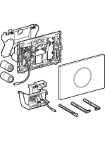 Geberit Sigma10 érintésmentes működtetőlap, elektronikus működtetéssel, elemes, 2 mennyiséges öblítés, szálcsiszolt 115.908.SN.6