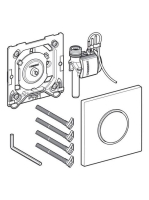 Geberit HyTouch pneumatikus vizelde vezérlés,Sigma10 fényes króm/matt króm/fényes króm 116015kh1 (116.015.KH.1)