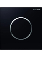 Geberit HyTouch pneumatikus vizelde vezérlés,Sigma10 fekete/fényes króm/fekete 116015km1 (116.015.KM.1)