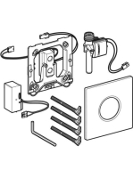 Geberit vizeldevezérlés elektronikus működtetéssel, hálózati üzem, 01 típusú takarólap, fehér 116.021.11.5