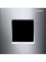 Geberit vizeldevezérlés elektronikus működtetéssel, hálózati üzem, 30 típusú takarólap, fényes króm 116.027.KH.1