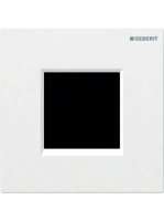 Geberit vizeldevezérlés elektronikus működtetéssel, elemes működtetés, 30 típusú takarólap, alpin fehér 116.037.KJ.1