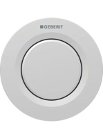 Geberit 01 pneumatikus, 1 mennyiséges öblítésű vezérlő, EasyClean bevonattal, matt króm 116.040.JQ.1