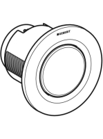 Geberit 01 pneumatikus, 1 mennyiséges öblítésű vezérlő, EasyClean bevonattal, matt króm 116.040.JQ.1