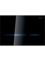 Geberit Sigma80 érintésmentes működtetőlap, WC öblítés elektronikus működtetéssel, hálózati, 2 mennyiséges öblítés, fekete üveg 116.092.SG.6