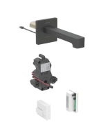 Geberit Brenta fali mosdócsaptelep keverő nélkül 17 cm, generátoros, matt fekete 116.275.14.1