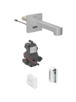 Geberit Brenta fali mosdócsaptelep keverő nélkül 17 cm, generátoros, rozsdamentes acél 116.275.SN.1