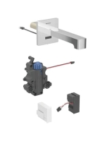 Geberit Brenta fali csaptelep falsík alatti vezérlőhöz 22 cm, termosztatikus keverővel, króm 116.297.21.1