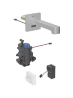 Geberit Brenta csaptelep vezérlőhöz 22 cm, termosztatikus keverővel, szálcsiszolt 116.297.SN.1