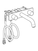 Geberit ONE fali mosdócsaptelep falsík alatti vezérlődobozhoz 165 mm, króm 116.462.21.1