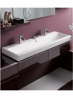 Geberit iCon 120cm kerámia mosdó, 2 nyitott csaplyukkal 124020000