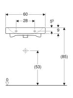 Geberit iCon mosdó, 60x48.5 cm 124061000