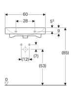 Geberit iCon mosdó, 60x48.5 cm 124062000