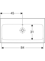Geberit iCon mosdó, 90x48.5 cm 124093000