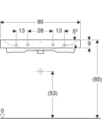 Geberit iCon mosdó, 90x48.5 cm 124093000