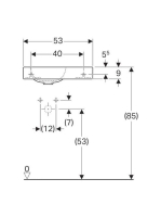 Geberit iCon xs 50-es balos mosdó 124153000